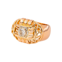 Bague Or rose Diamant