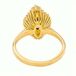 Bague Marquise Or jaune Diamant