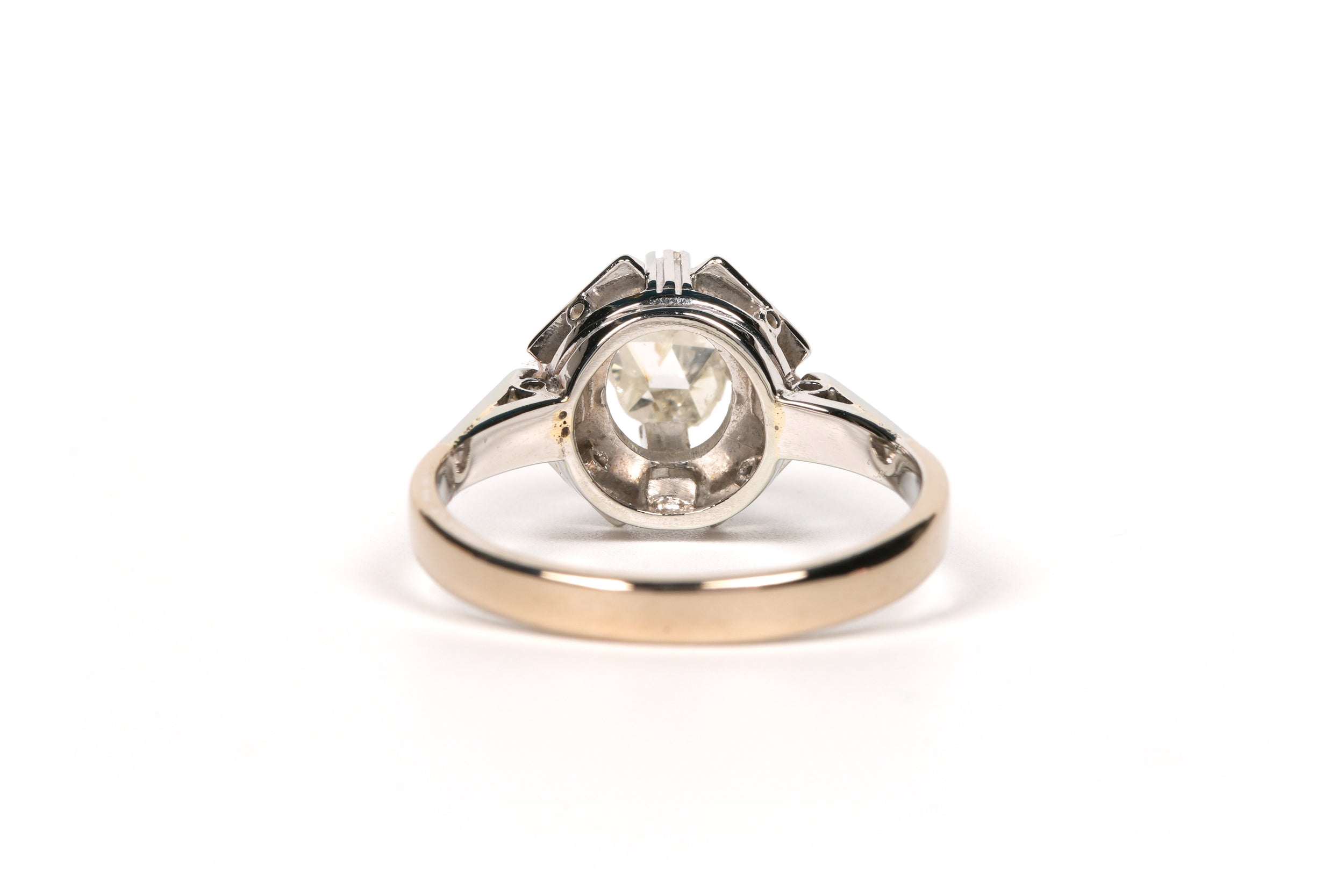 Bague Solitaire en or blanc et diamant
