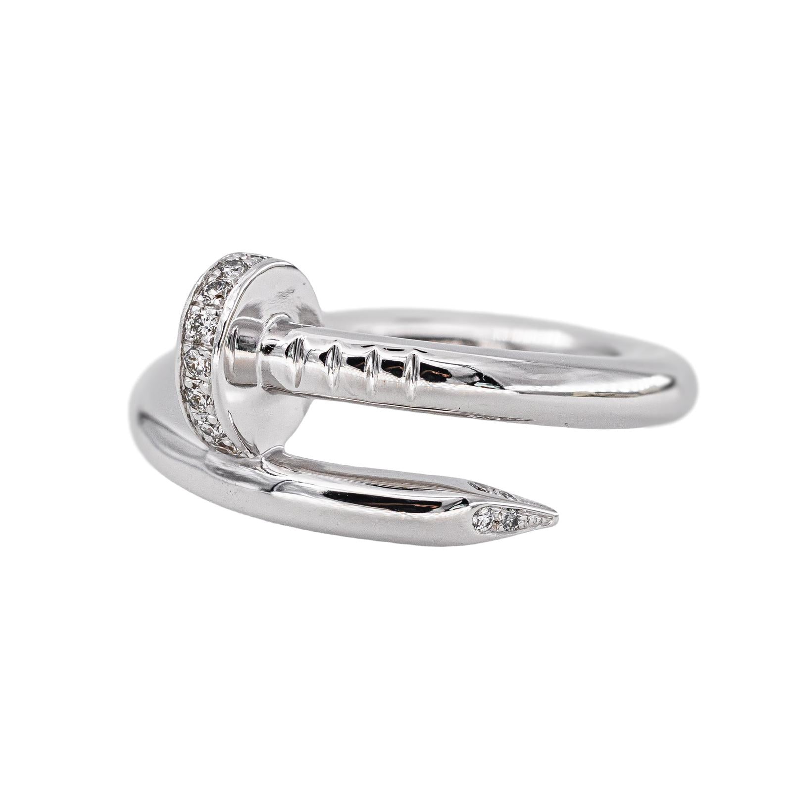 Cartier Bague Juste un clou Or blanc Diamant