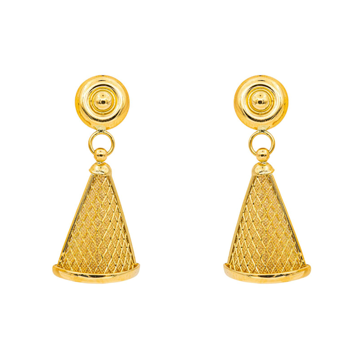 Boucles d'oreilles  Pendantes Or jaune