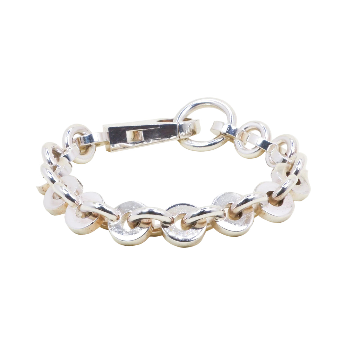 Bracelet Maille HERMÈS "Voltige" en argent