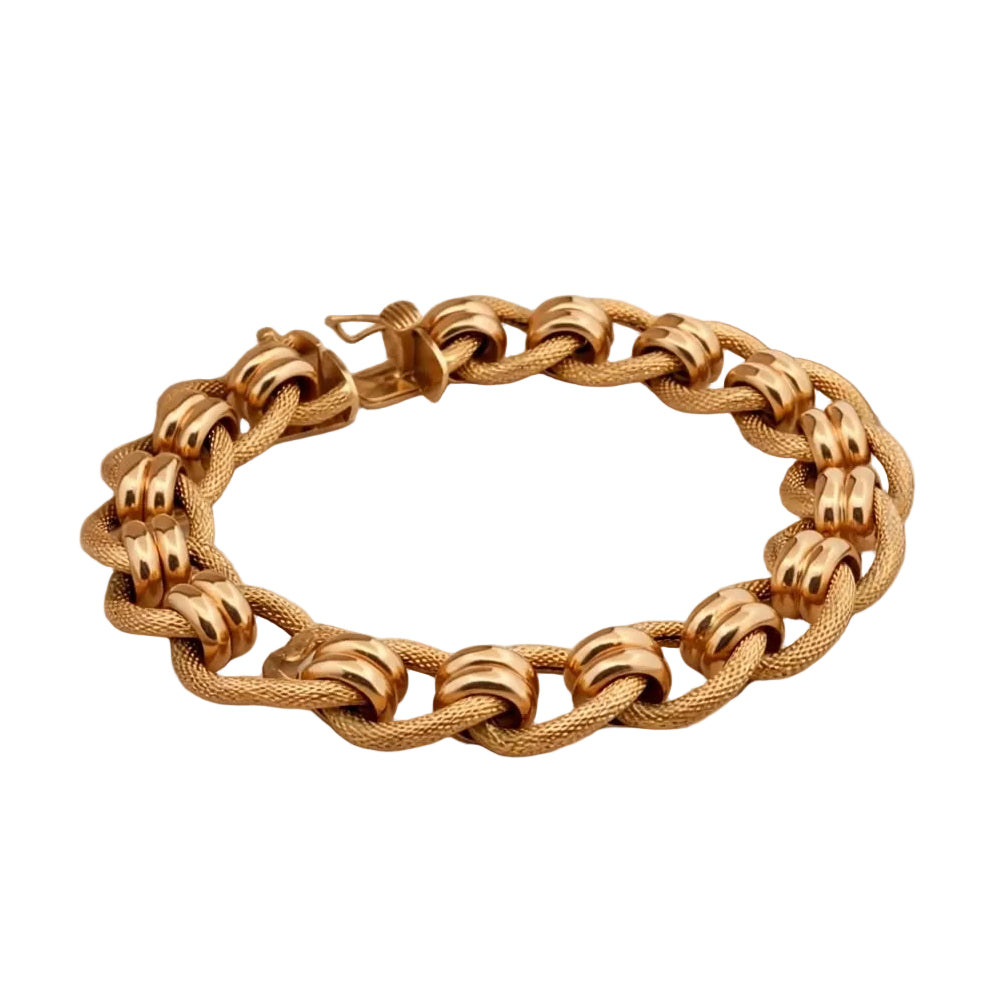 Bracelet Maille en or jaune