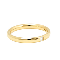 Bague Alliance POMELLATO "Lucciole" en or jaune et diamant