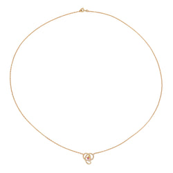 Collier Pendentif en or jaune et rubis