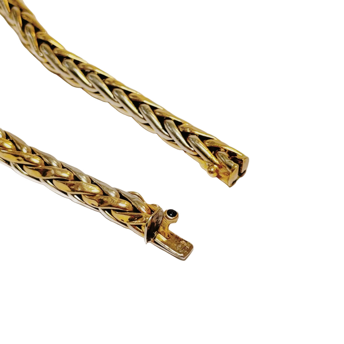 Bracelet souple deux ors