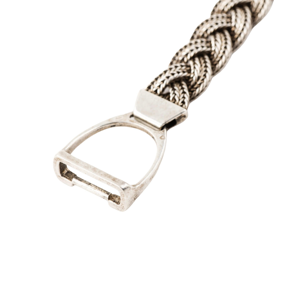 Bracelet HERMÈS "Étrier" en argent