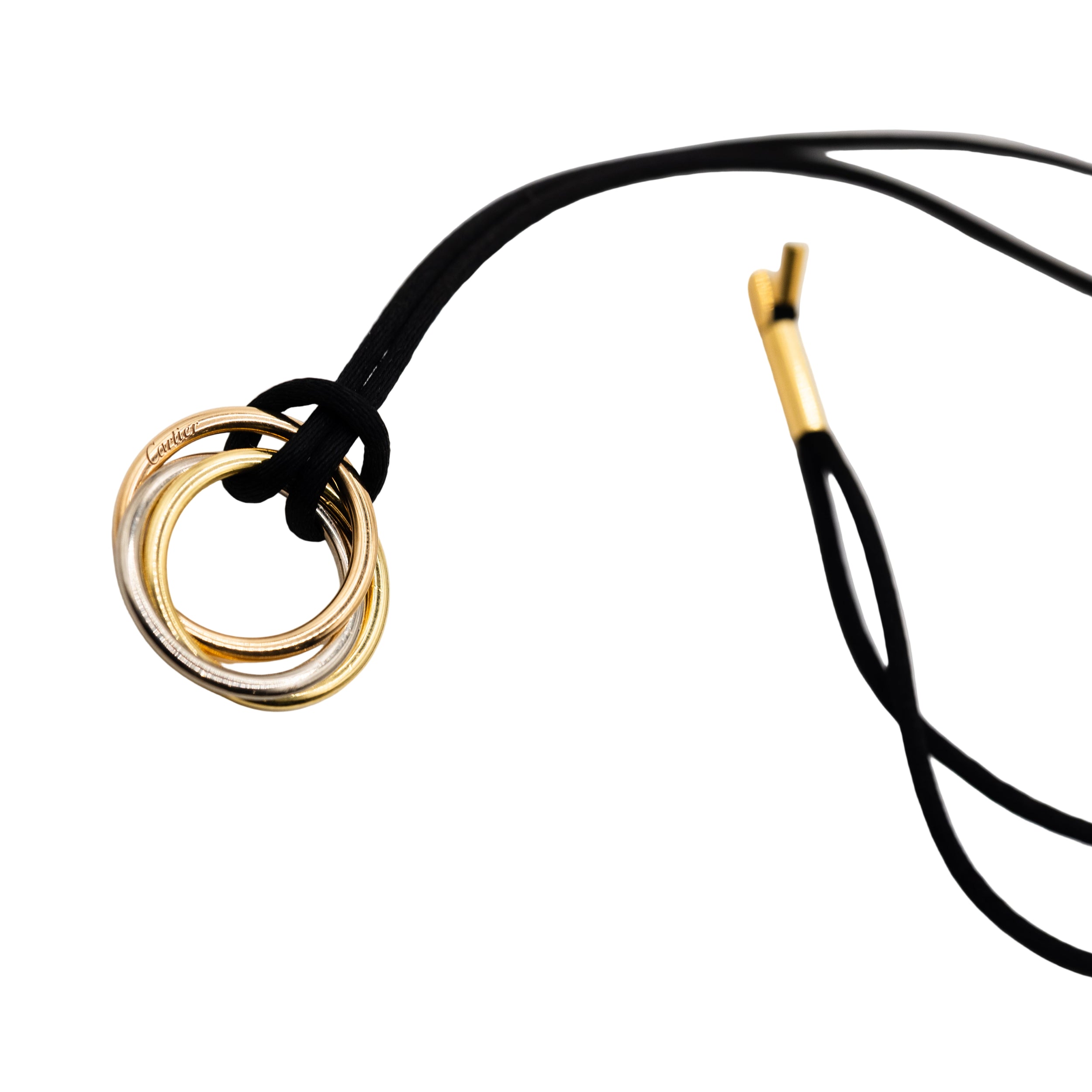 Pendentif CARTIER Trinity en or blanc, or jaune et or rose