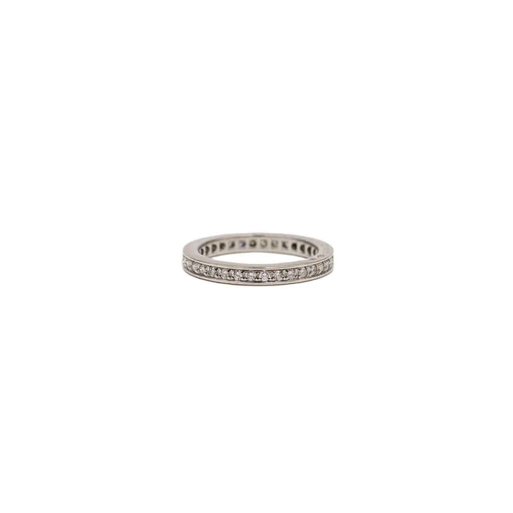 Bague Alliance MAUBOUSSIN en or blanc et diamants