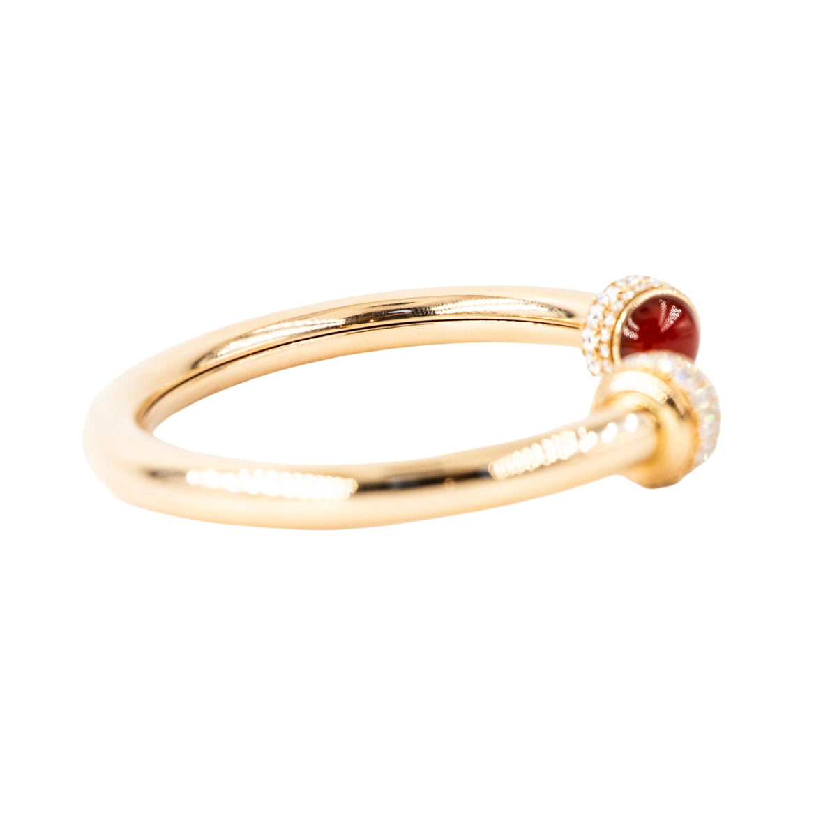 Bracelet Jonc PIAGET Possession en or rose, cornaline et diamants