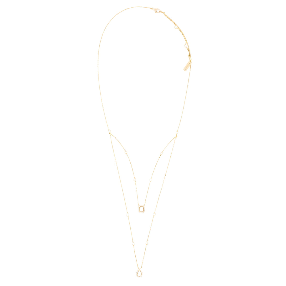 Collier Deux Rangs MESSIKA My Twin PM en or rose et diamants
