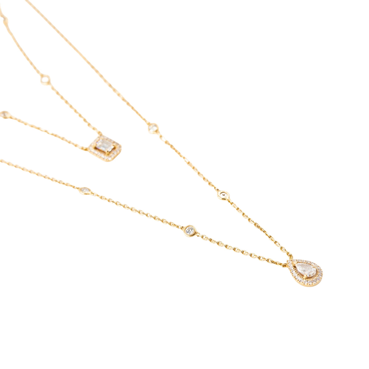 Collier Deux Rangs MESSIKA My Twin PM en or rose et diamants