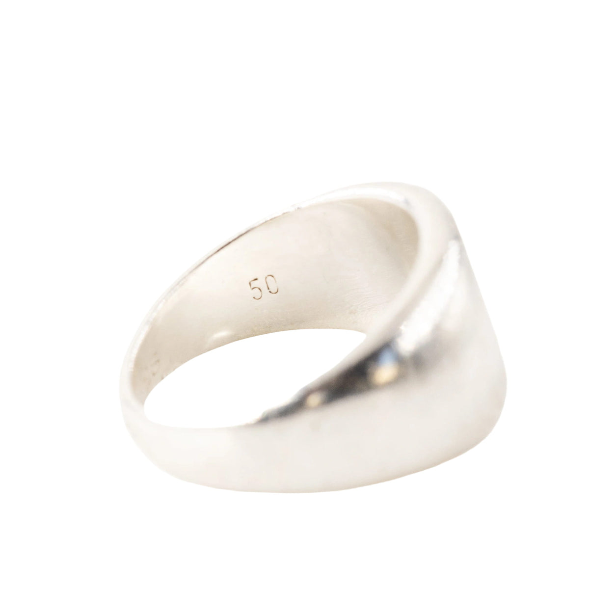 Bague Chevalière HERMÈS "Clou de selle" en argent et or jaune