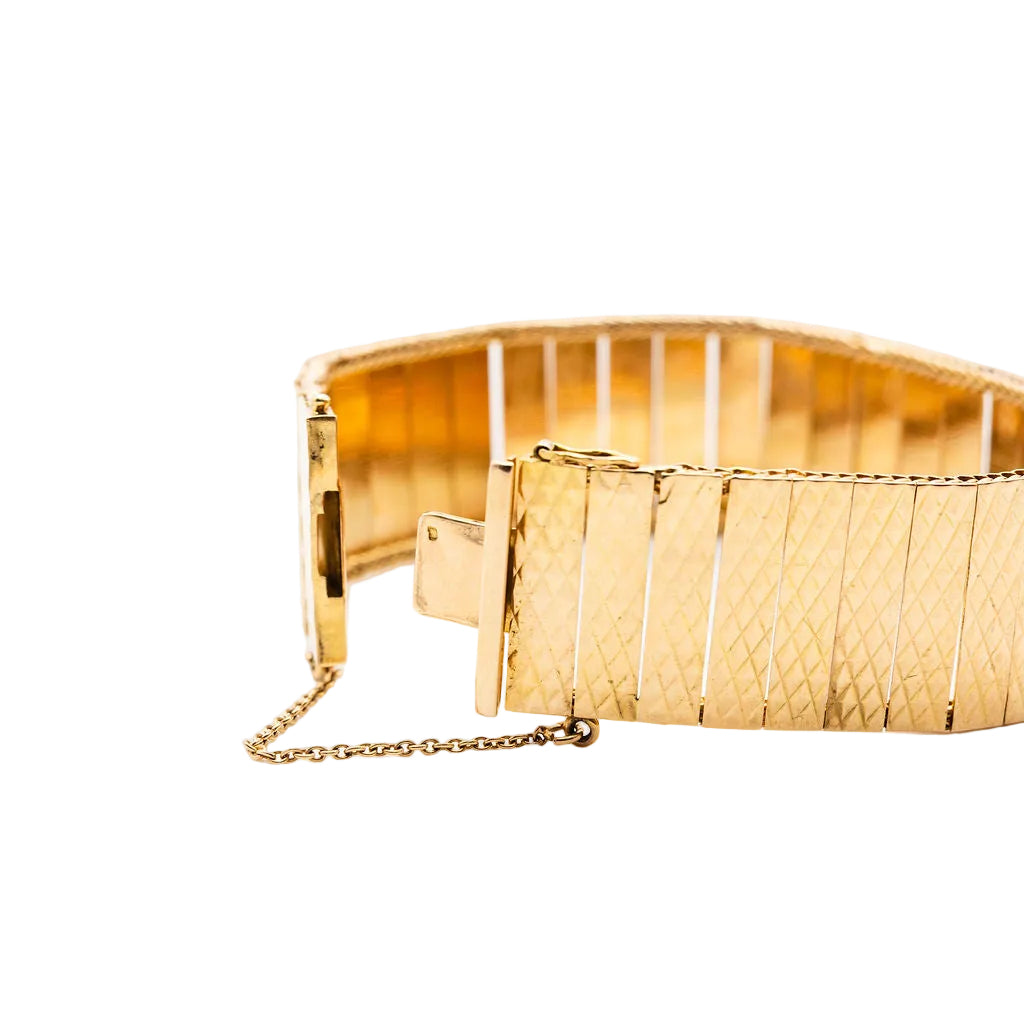 Bracelet Manchette en or rose