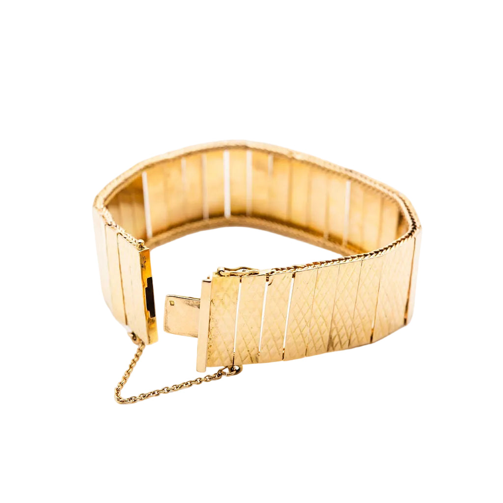 Bracelet Manchette en or rose