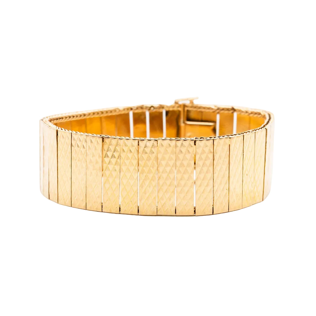 Bracelet Manchette en or rose