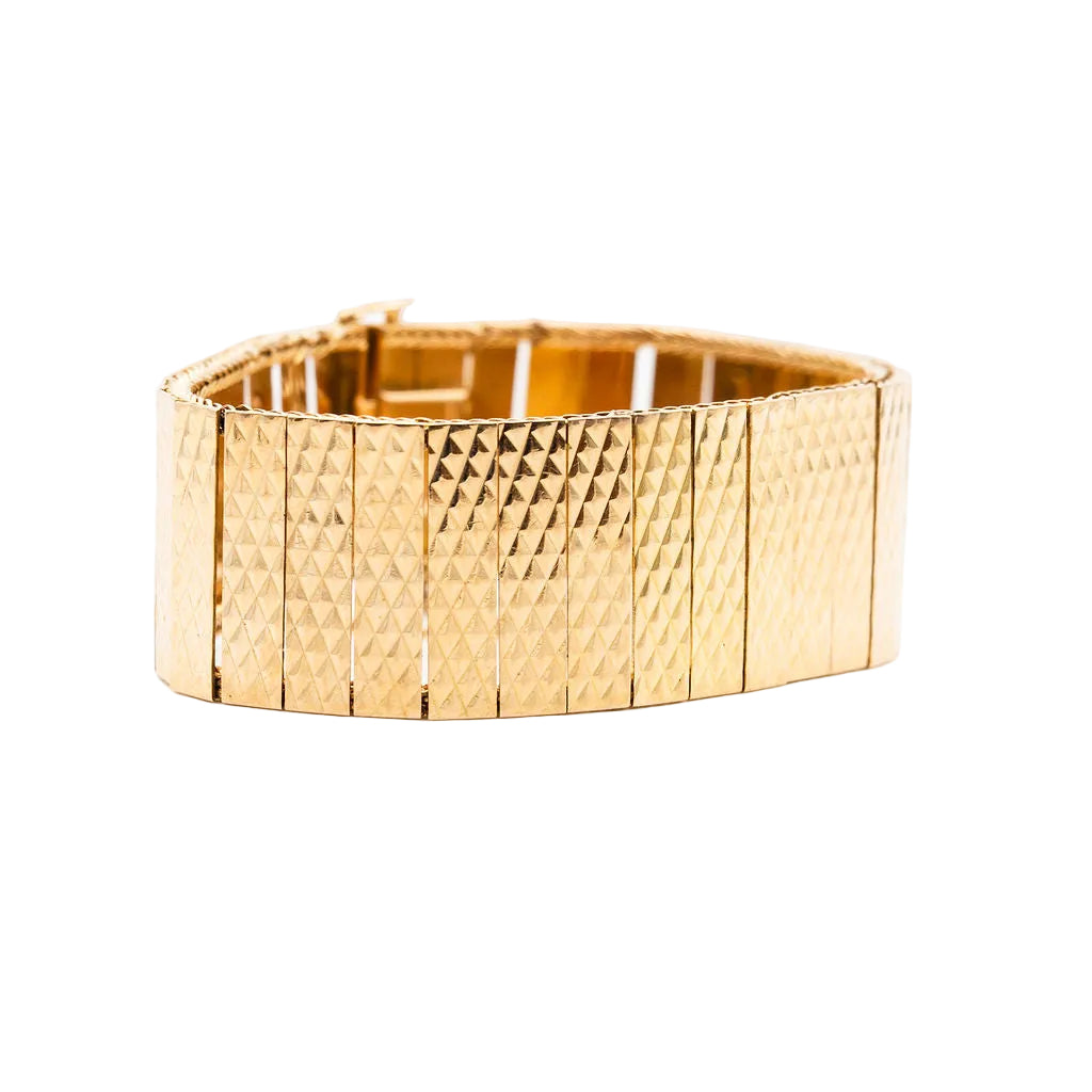 Bracelet Manchette en or rose