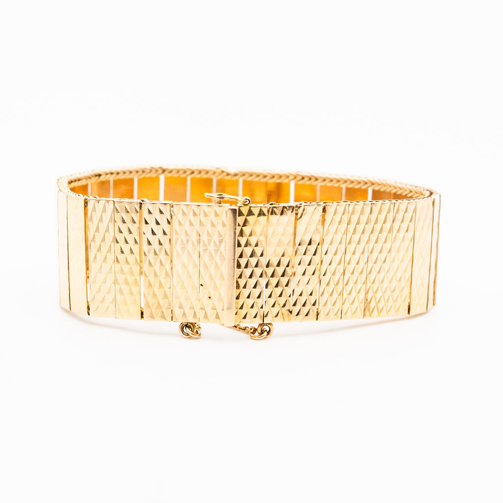 Bracelet Manchette en or rose