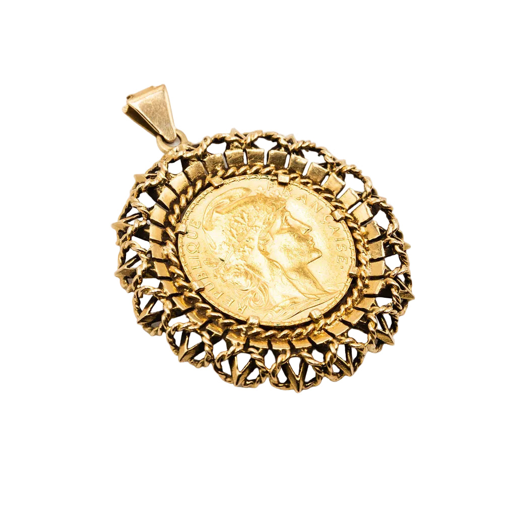 Pendentif en or jaune