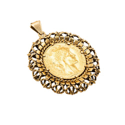 Pendentif en or jaune