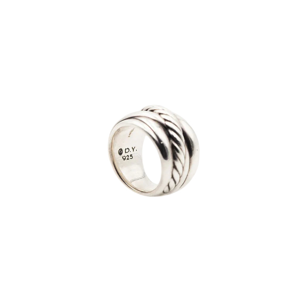 Bague DAVID YURMAN "Crossover" en argent