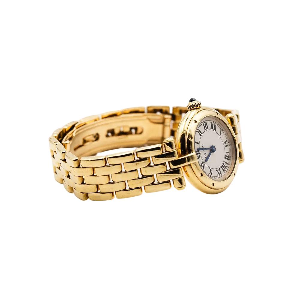 Montre CARTIER "Panthère Vendôme" en or jaune et quartz