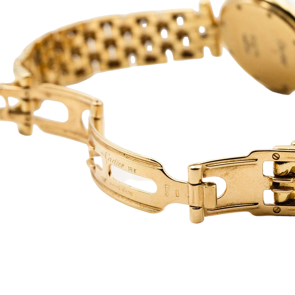 Montre CARTIER "Panthère Vendôme" en or jaune et quartz