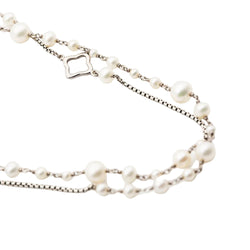 Collier Sautoir DAVID YURMAN en argent et perles de culture