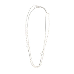 Collier Sautoir DAVID YURMAN en argent et perles de culture