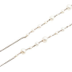 Collier Sautoir DAVID YURMAN en argent et perles de culture