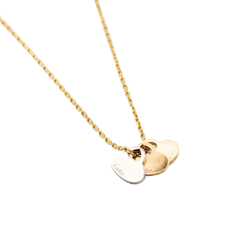 Collier Chaîne CARTIER en or blanc, or jaune et or rose