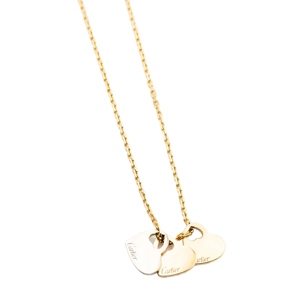 Collier Chaîne CARTIER en or blanc, or jaune et or rose