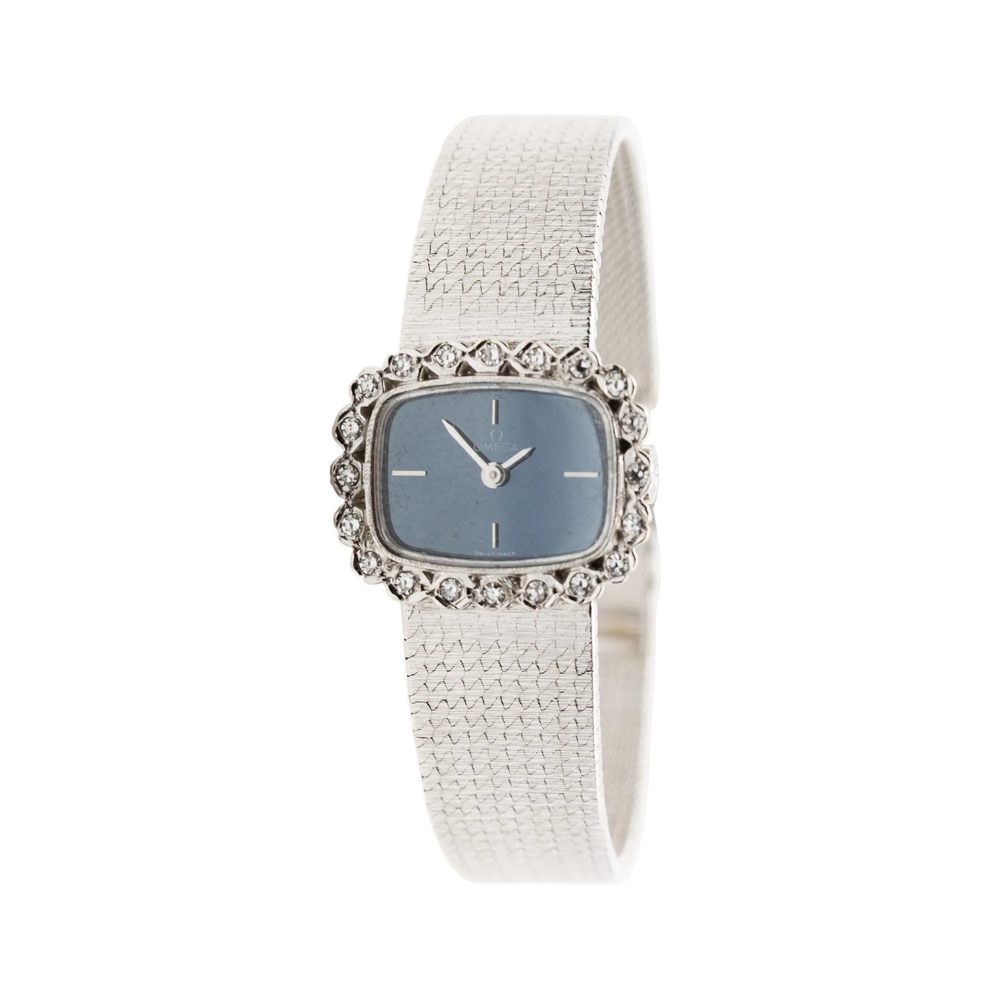 Watch OMEGA Vintage white gold and diamonds