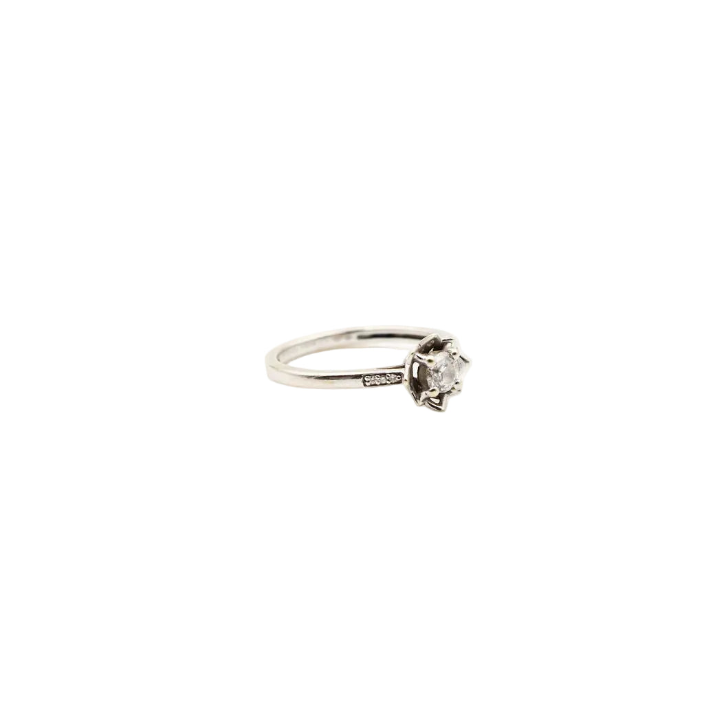 Bague Solitaire MAUBOUSSIN "Ma Reine d'Amour 3" en or blanc et diamants