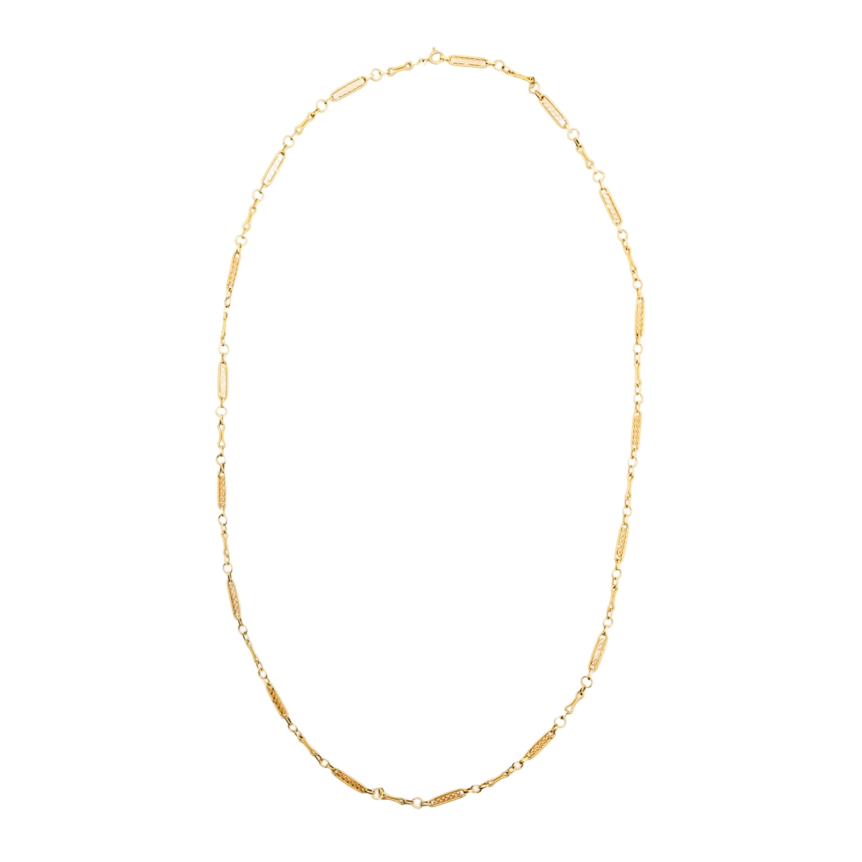 Collier Sautoir en or jaune