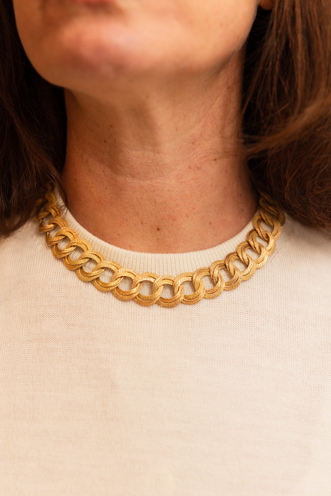 Collier GEORGES LENFANT Vintage en or jaune