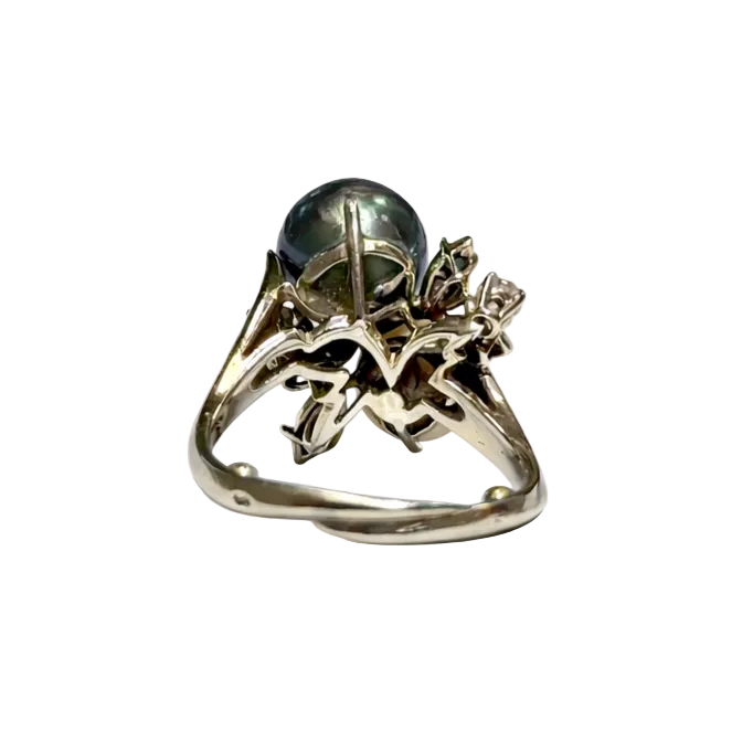 Bague bouquet de perles