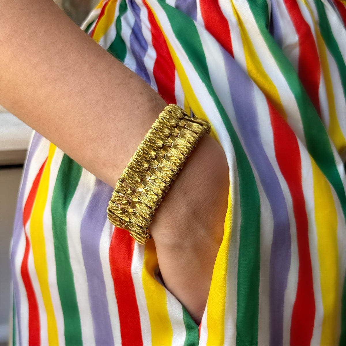 Bracelet manchettes libellule