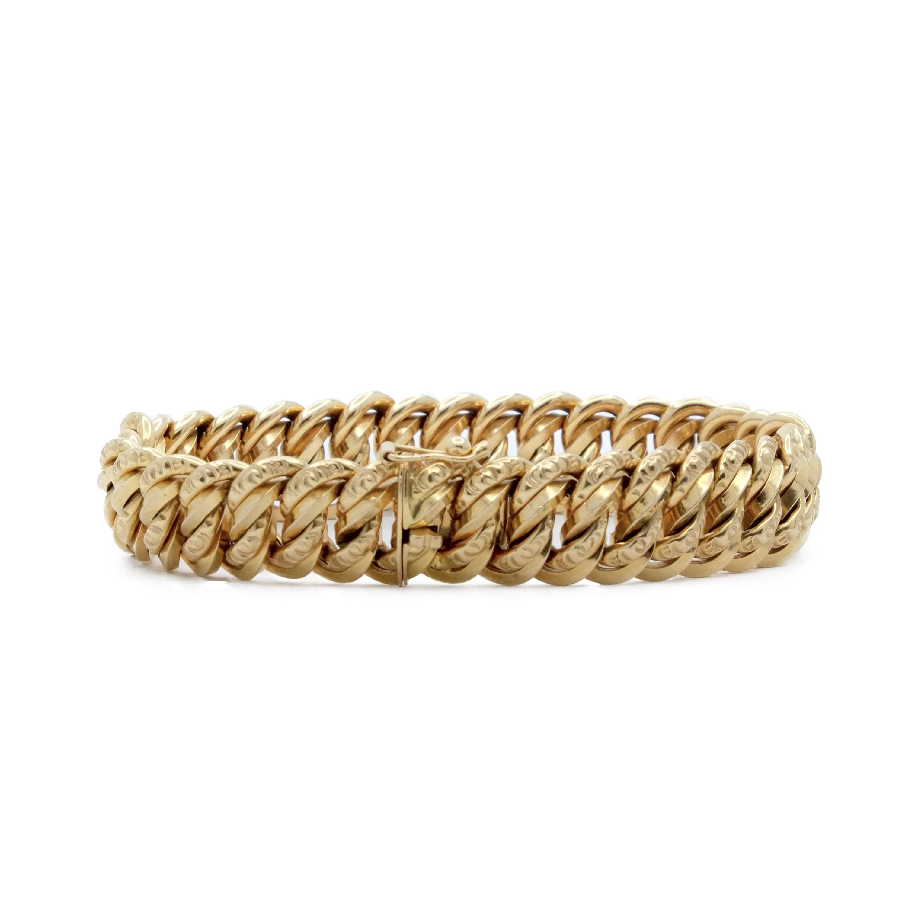Bracelet maille américaine