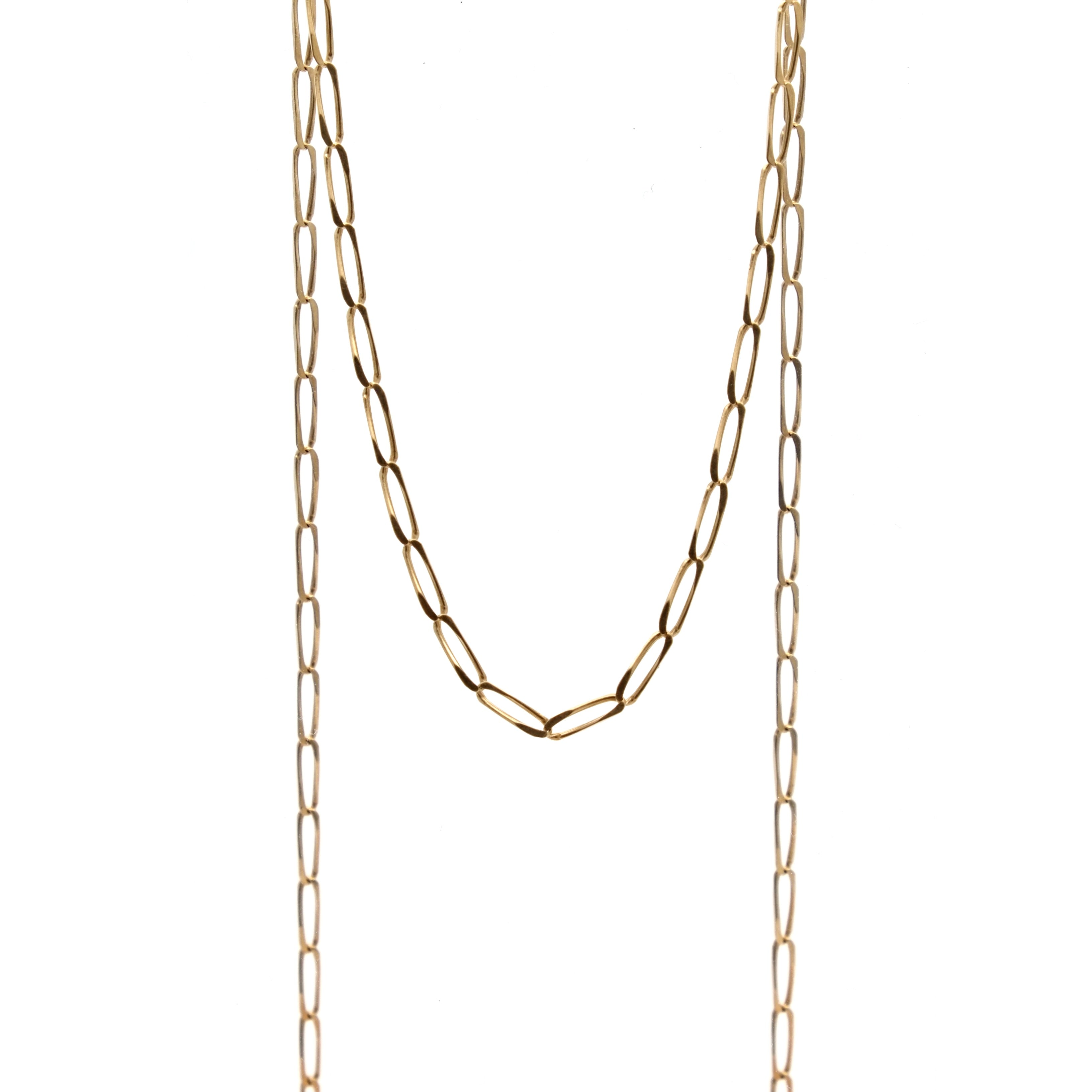 Chaine en or maille cheval