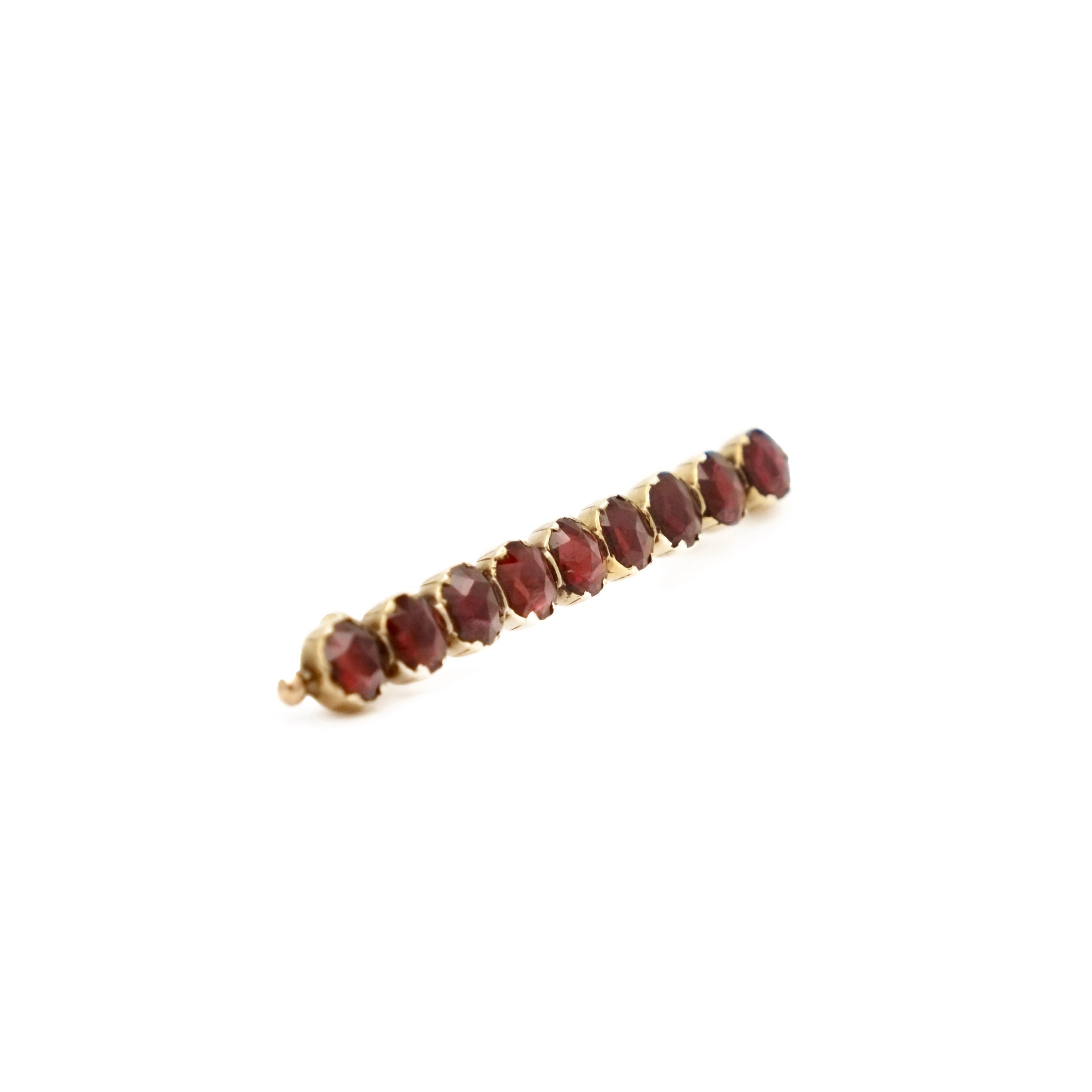 Broche grenats