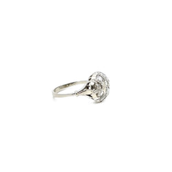Bague dôme diamants