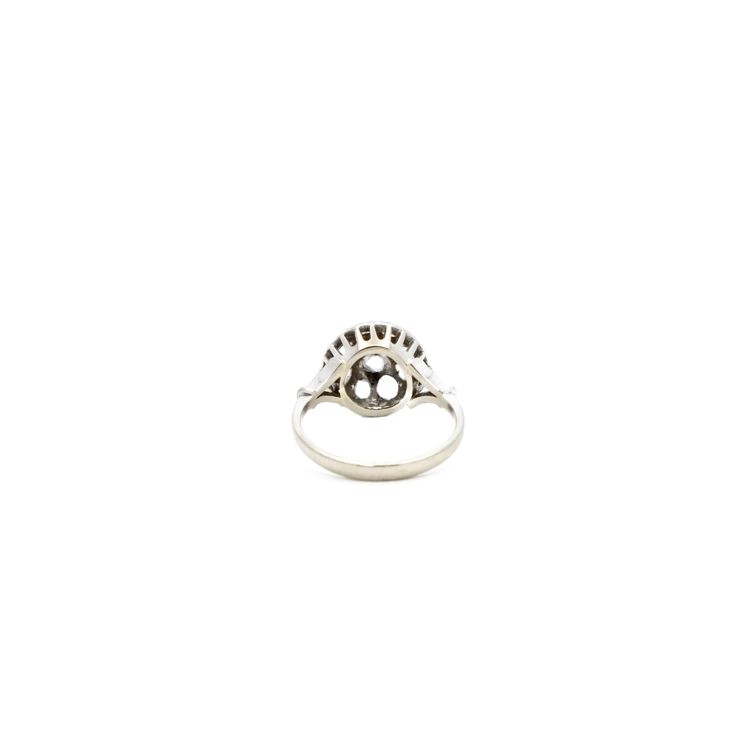 Bague dôme diamants