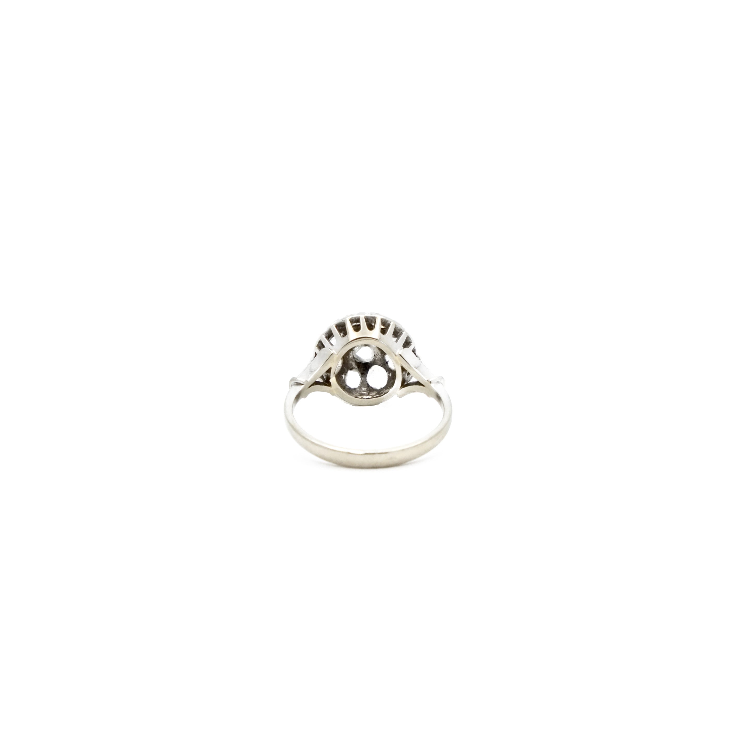 Bague dôme diamants