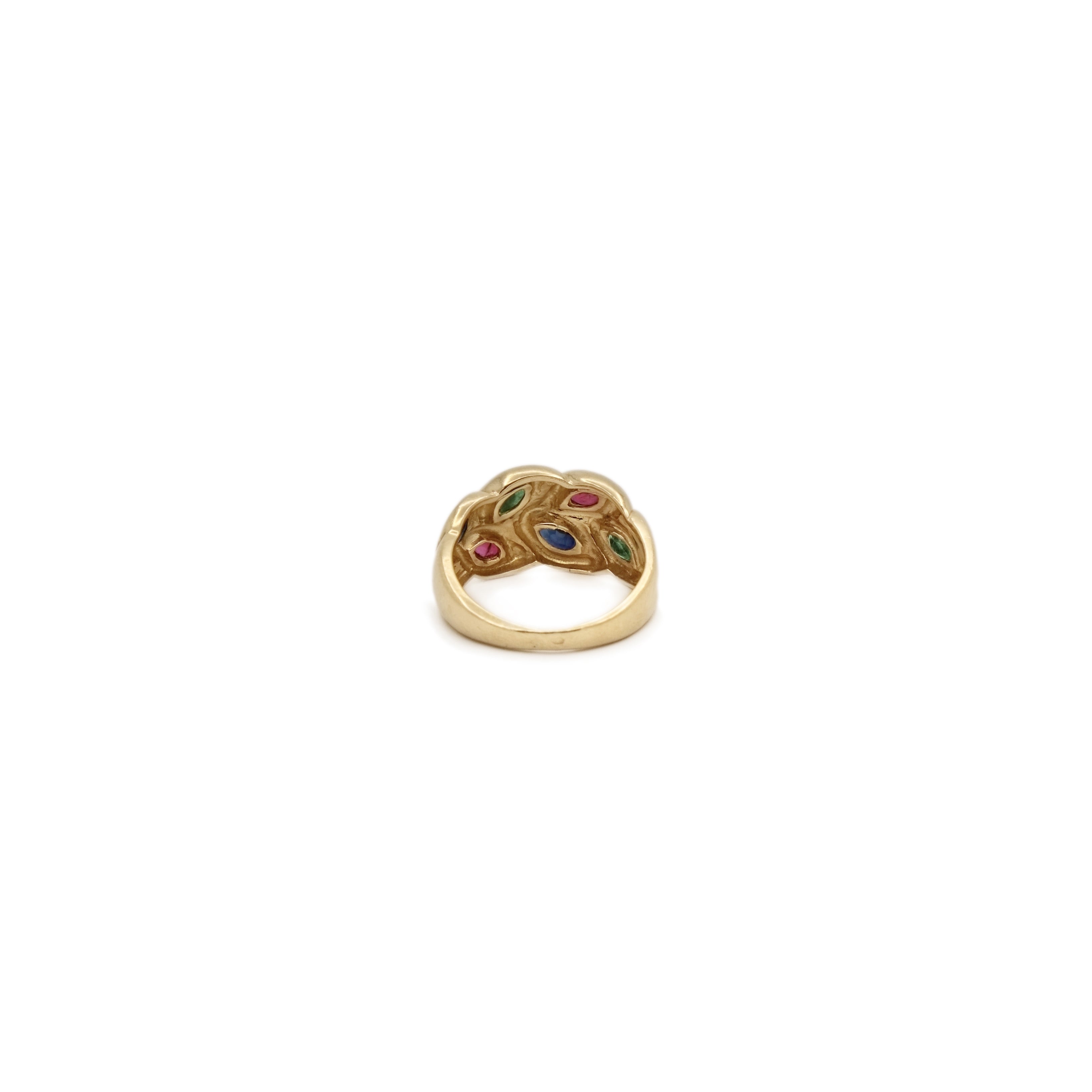 Bague feuillage