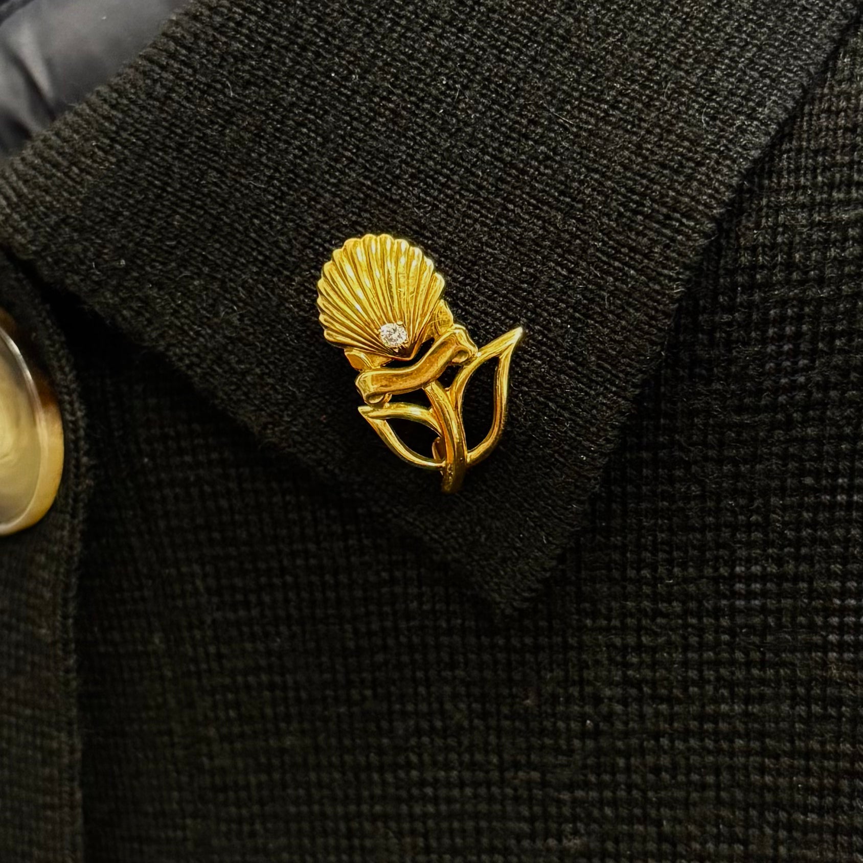 Broche Cartier pour Shell