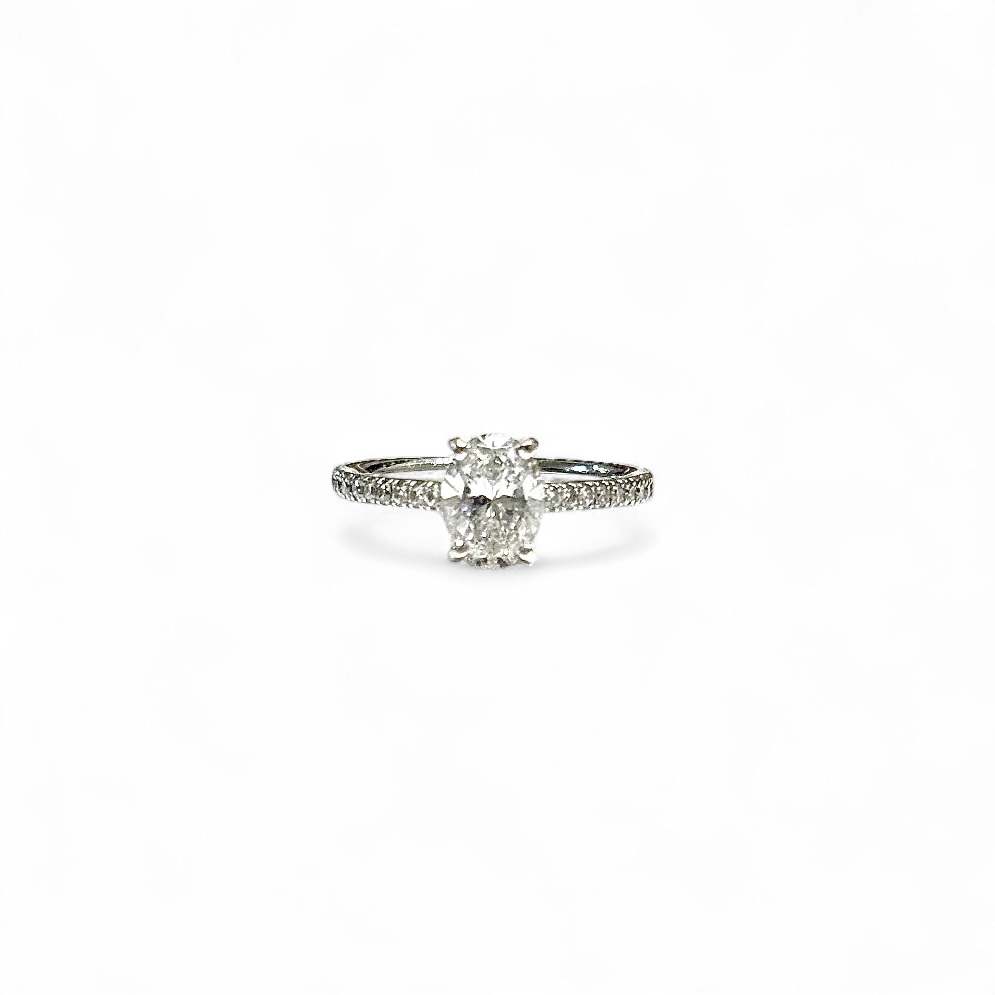 Bague solitaire diamant D