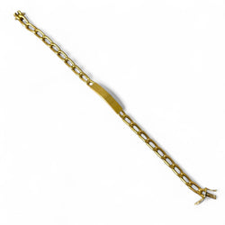 Bracelet gourmette à maille cheval