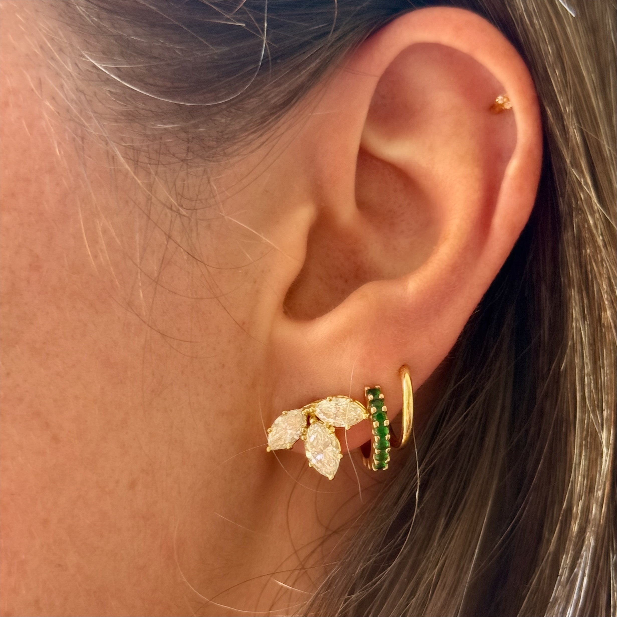 Boucles d'oreilles "Lotus"