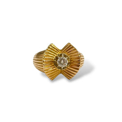 Bague tank papillon